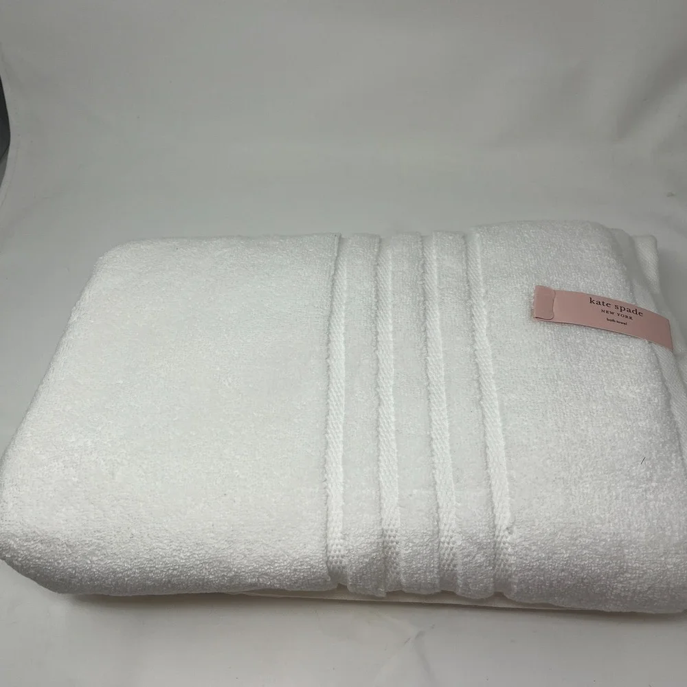 NWT Kate Spade Bath Towel White 30
